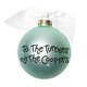 To Have & To Hold Glass Christmas Ornament Image 2 of 3